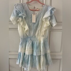 Loveshackfancy Natasha Ruffle Mini Dress